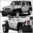 Nadkola szerokość Snakeman 4WD przód 18 cm tył 14,5 cm Jeep Wrangler JK